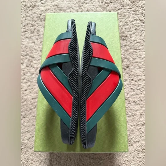 Authentic Gucci Rubber Slides - Picture 2 of 5